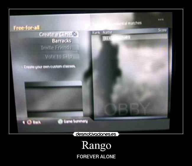 Rango - FOREVER ALONE