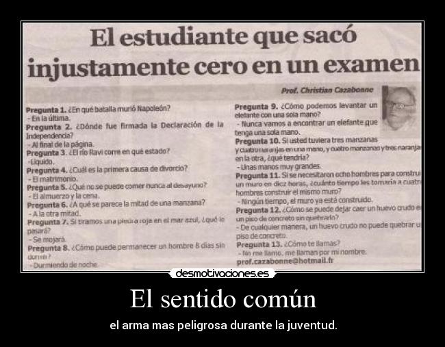 El sentido común - 