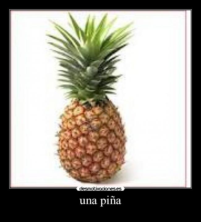 una piña -