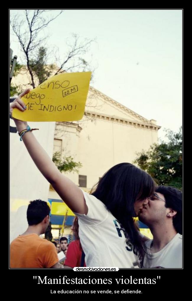 Manifestaciones violentas -