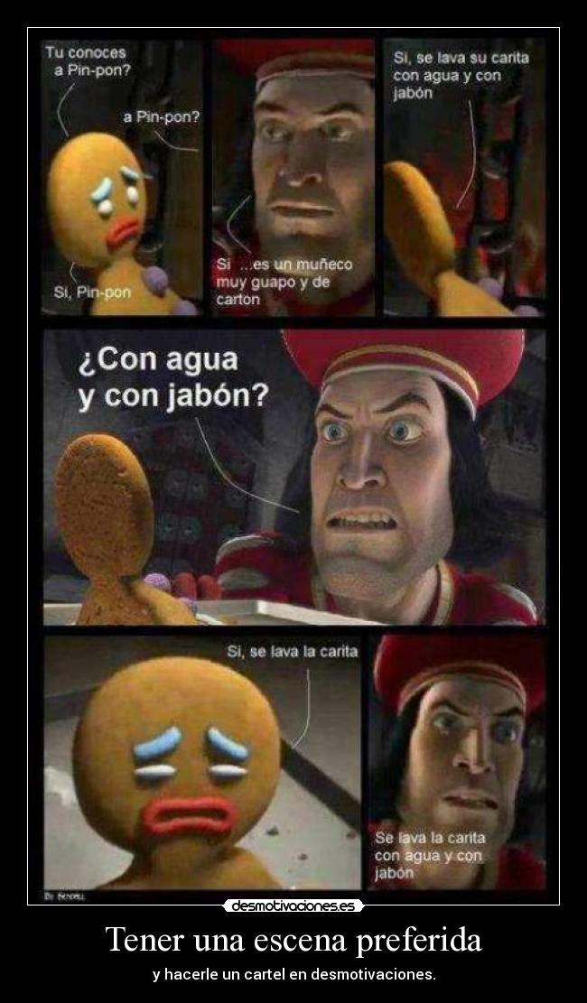 Tener una escena preferida - 