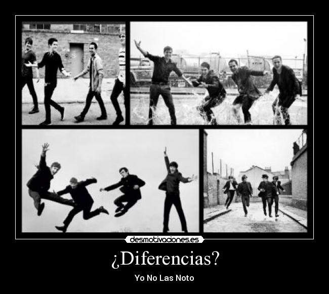 ¿Diferencias? -