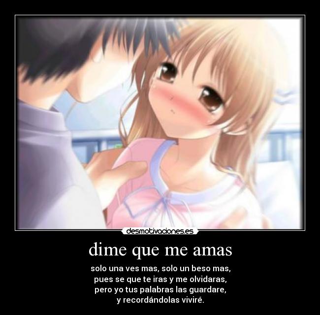 dime que me amas - 