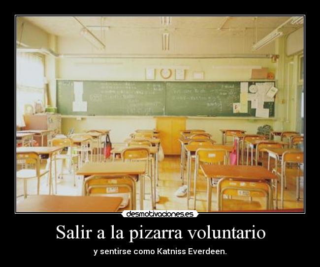 Salir a la pizarra voluntario - 