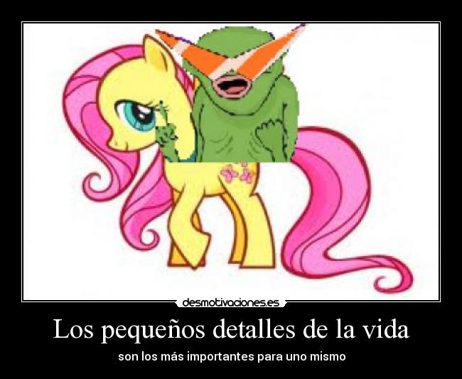 Los pequeños detalles de la vida - son los más importantes para uno mismo