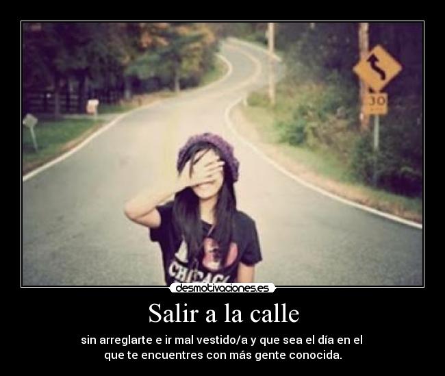 Salir a la calle -
