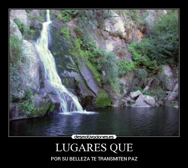 LUGARES QUE -