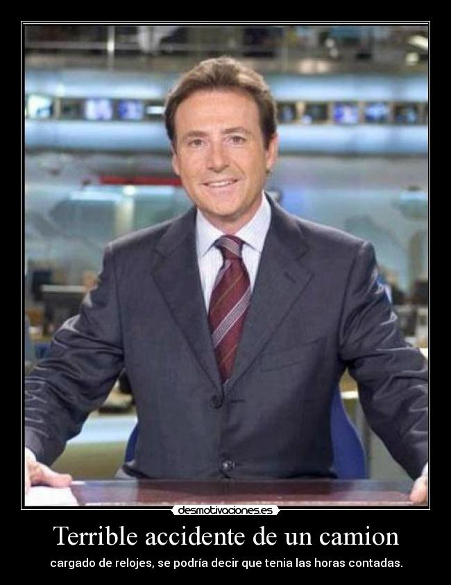 Terrible accidente de un camion -