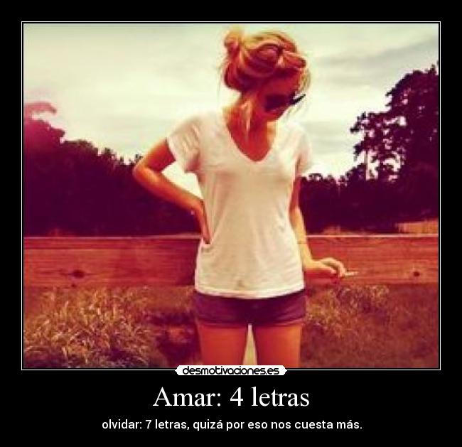 Amar: 4 letras -