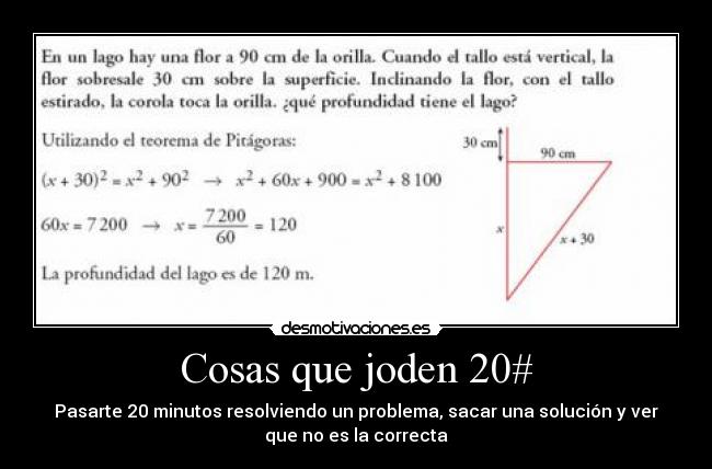 Cosas que joden 20# -