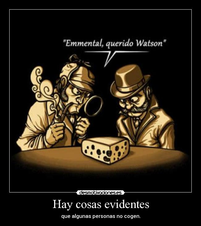 Hay cosas evidentes - 