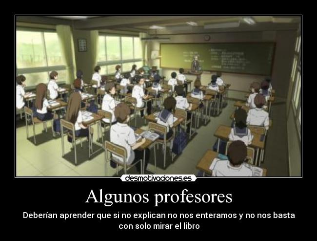 Algunos profesores - 