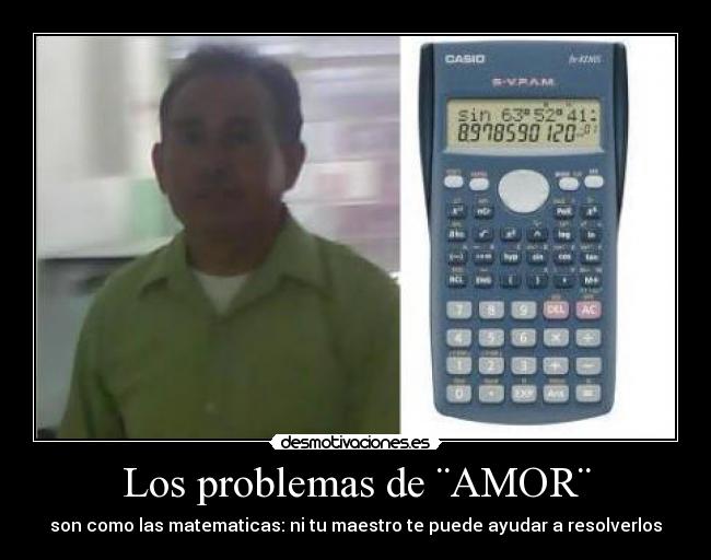 Los problemas de ¨AMOR¨ -