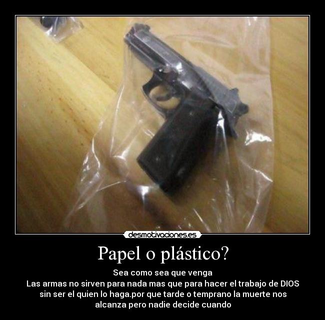 Papel o plástico? - 