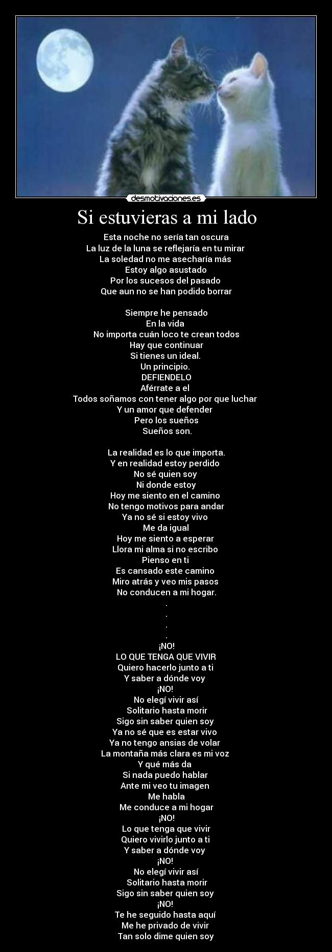 Si estuvieras a mi lado -