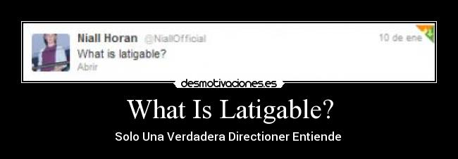 What Is Latigable? -