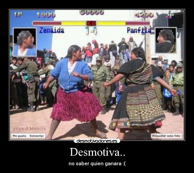 Desmotiva.. -