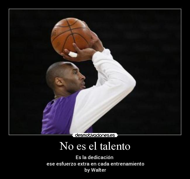 No es el talento - 