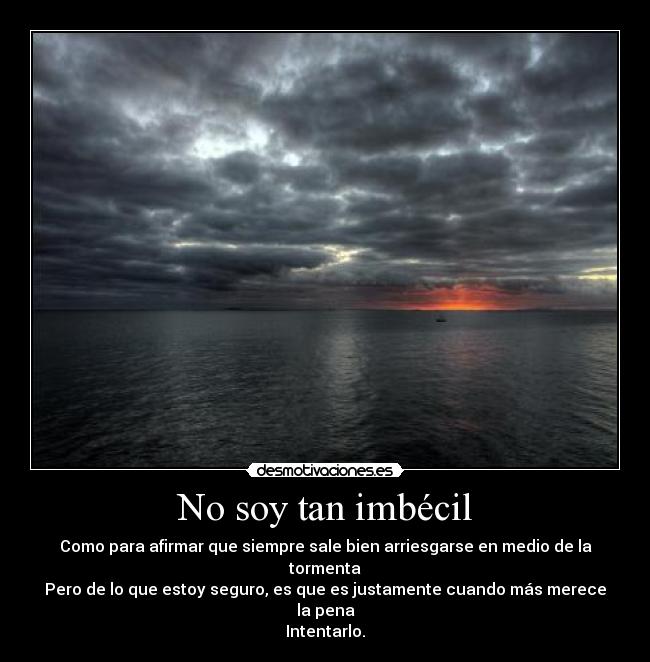 No soy tan imbécil - 