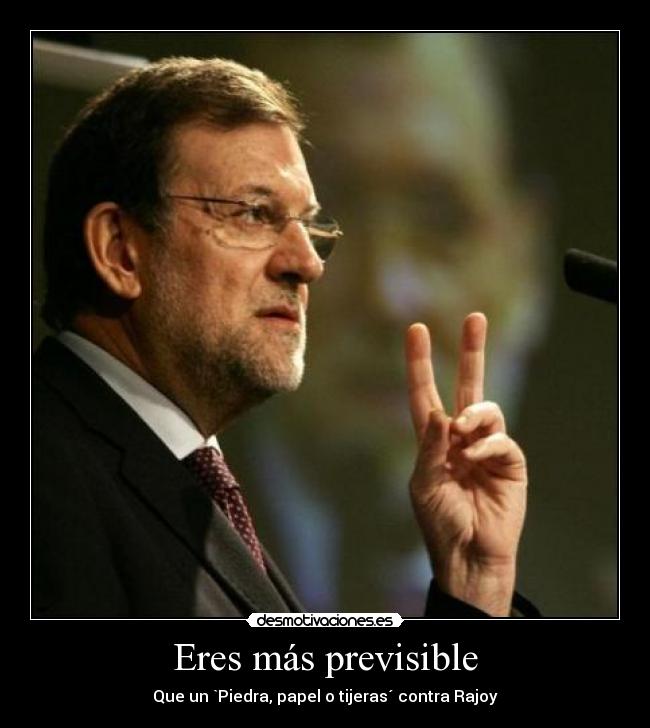 Eres más previsible - 