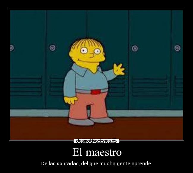 El maestro -