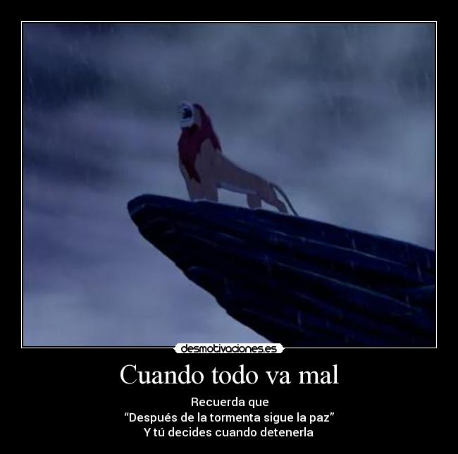 Cuando todo va mal - 