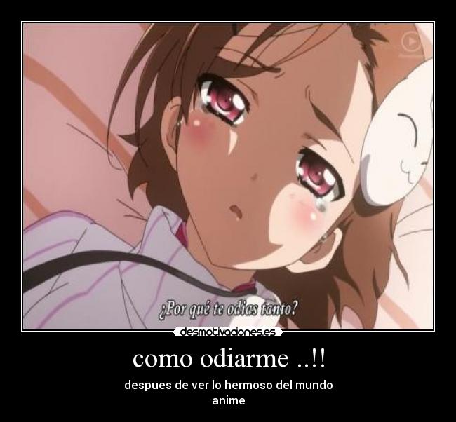 como odiarme ..!! -
