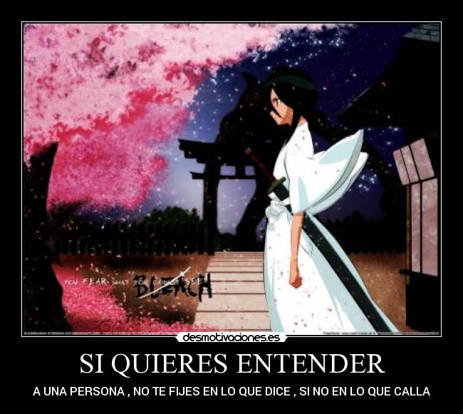 SI QUIERES ENTENDER -