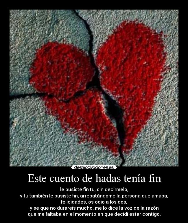 Este cuento de hadas tenía fin -