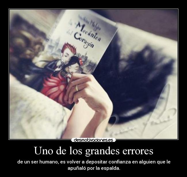 Uno de los grandes errores -