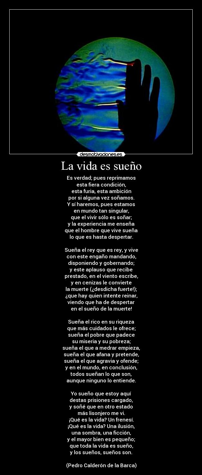 La vida es sueño -