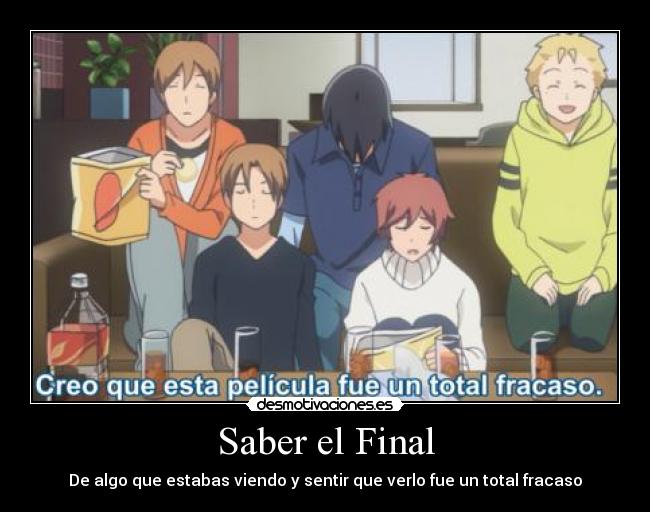 Saber el Final - 