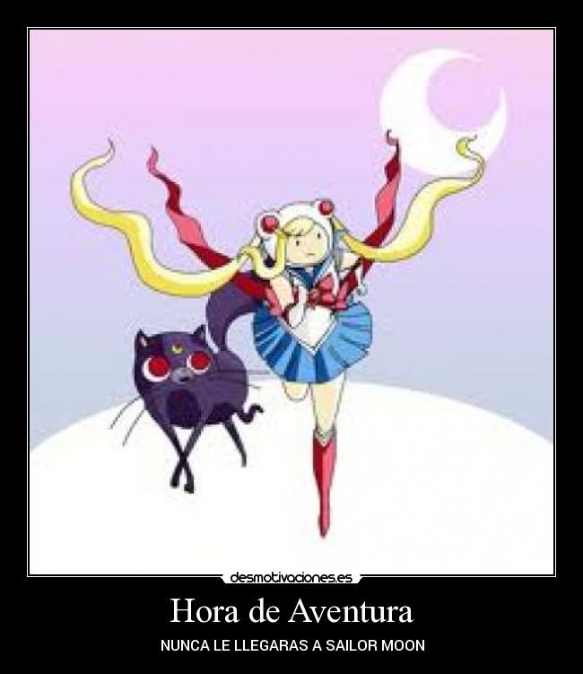 Hora de Aventura - NUNCA LE LLEGARAS A SAILOR MOON
