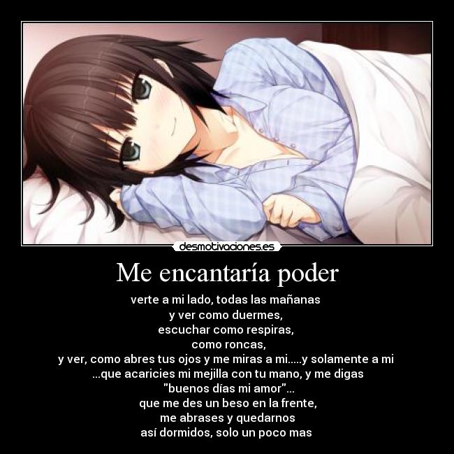 Me encantaría poder -