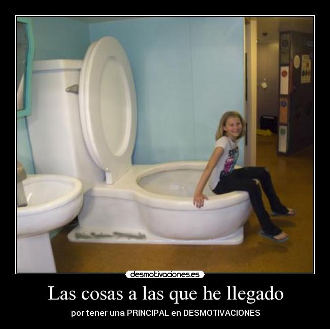 Las cosas a las que he llegado - por tener una PRINCIPAL en DESMOTIVACIONES