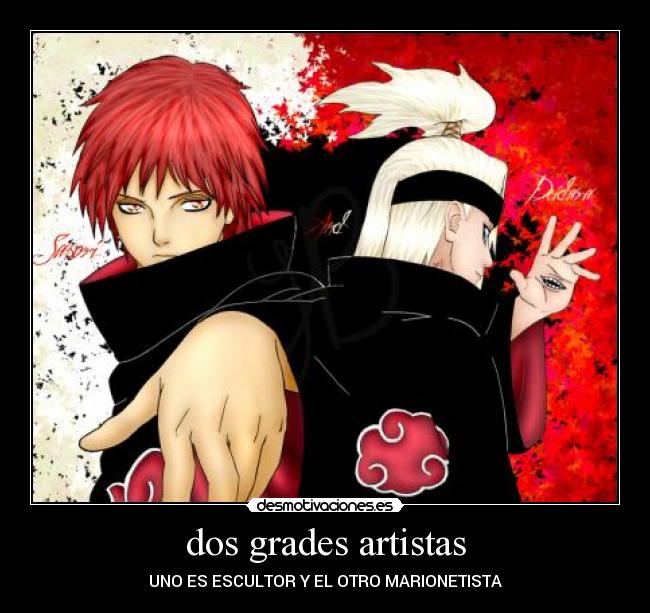 dos grades artistas - UNO ES ESCULTOR Y EL OTRO MARIONETISTA