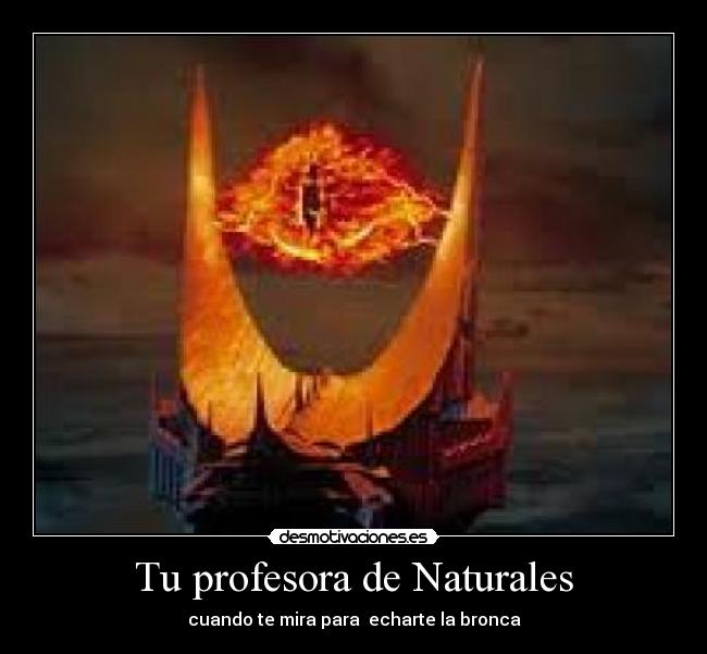 Tu profesora de Naturales -