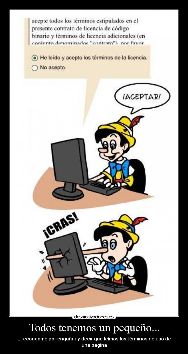 carteles terminos uso desmotivaciones