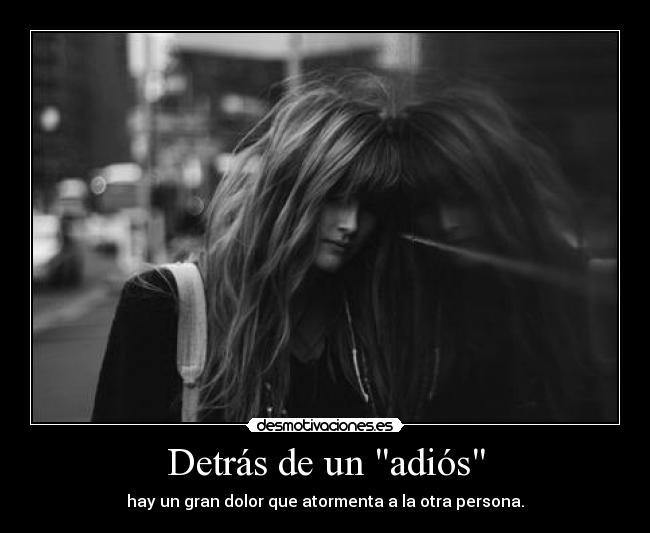 Detrás de un adiós - 