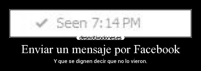 Enviar un mensaje por Facebook - 