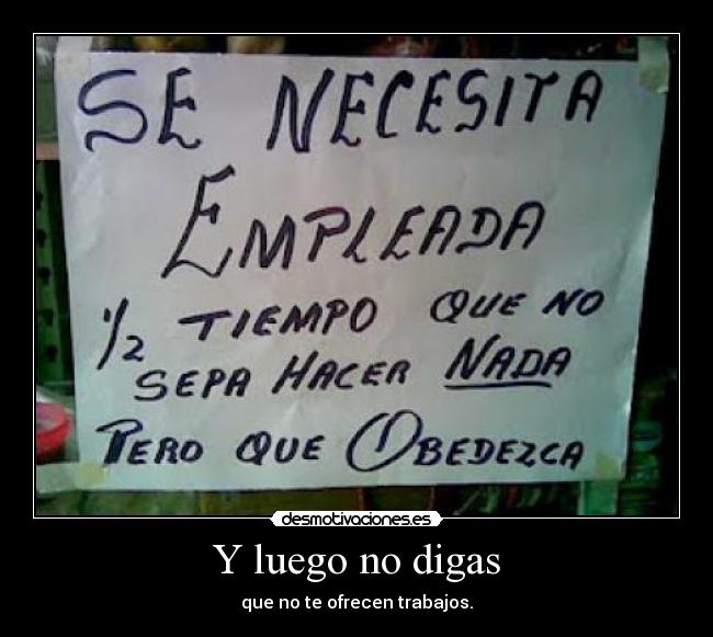 carteles trabajo desmotivaciones