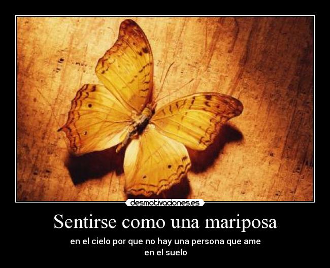 Sentirse como una mariposa -