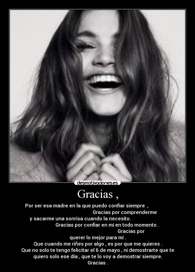 Gracias , - 