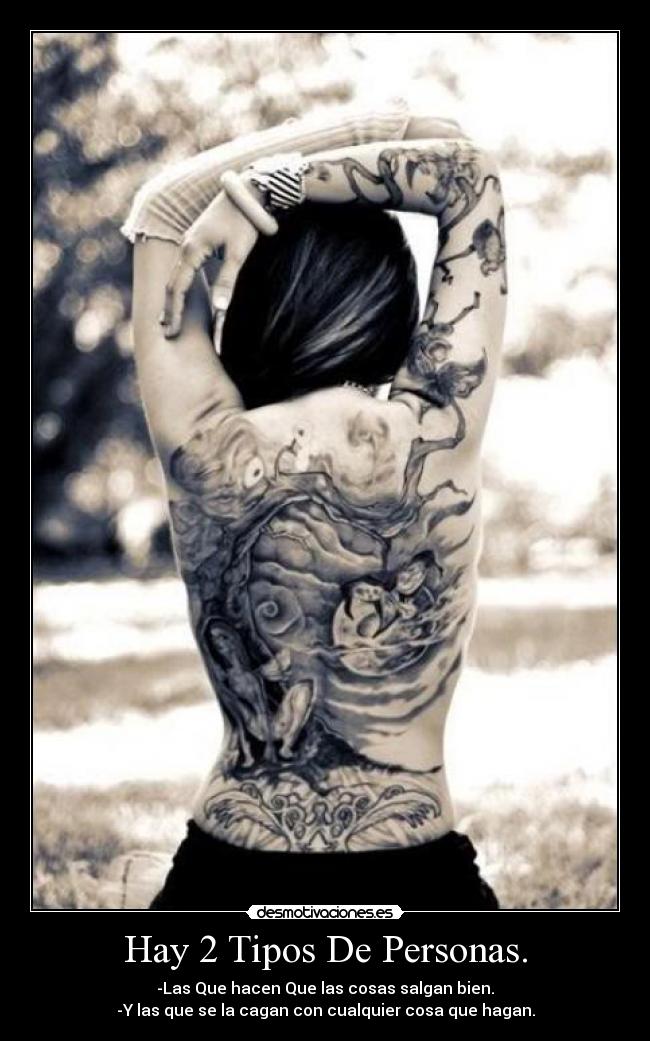 Hay 2 Tipos De Personas. - 