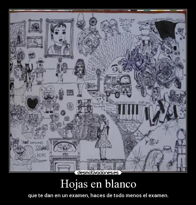 carteles eeeeeexamenestt desmotivaciones