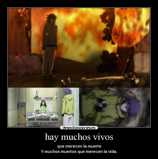 hay muchos vivos -