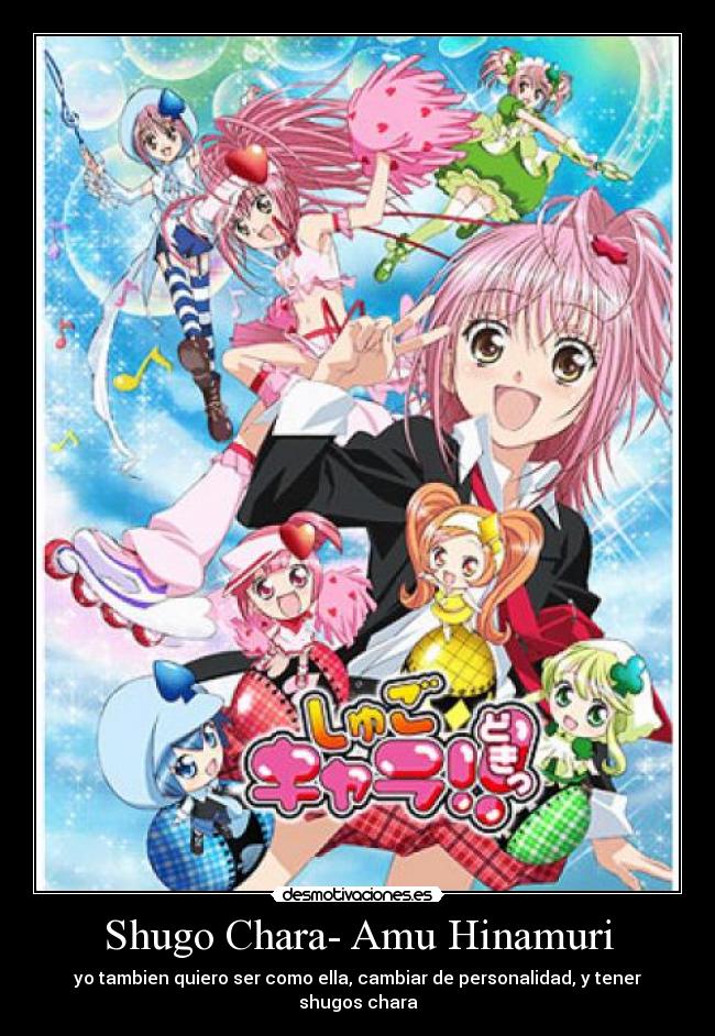 Shugo Chara- Amu Hinamuri - yo tambien quiero ser como ella, cambiar de personalidad, y tener shugos chara
