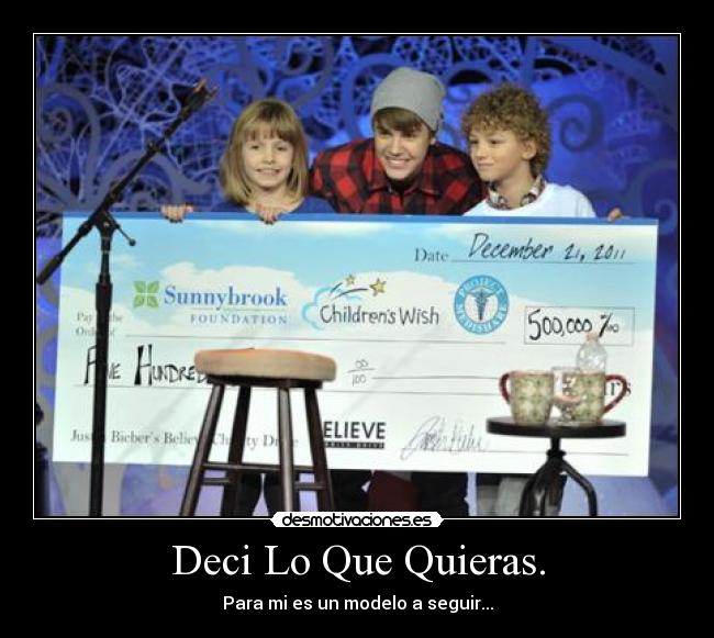 Deci Lo Que Quieras. -