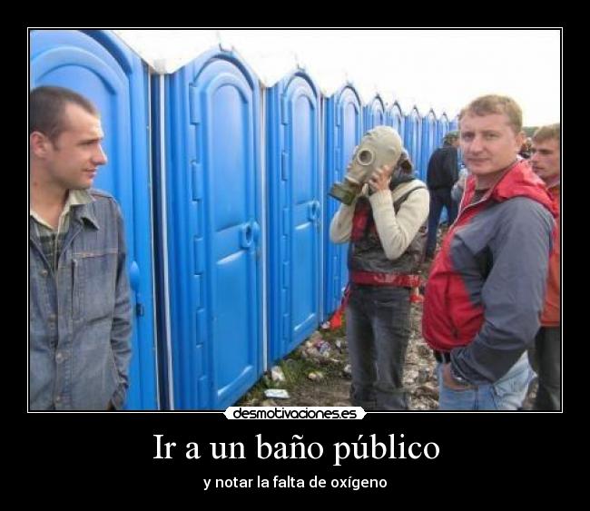 Ir a un baño público - 