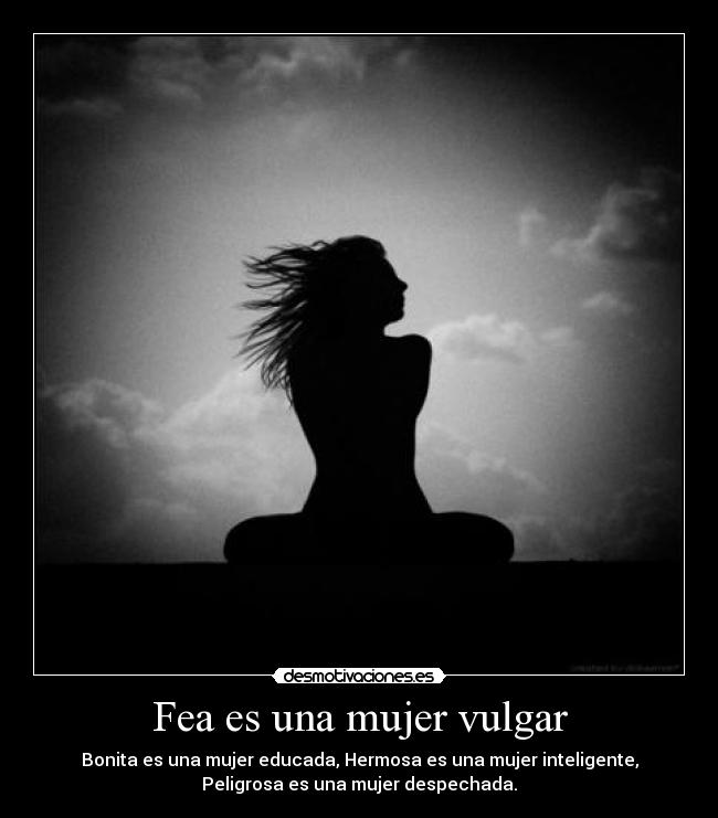 carteles mujer peligrosa una mujer despechada desmotivaciones